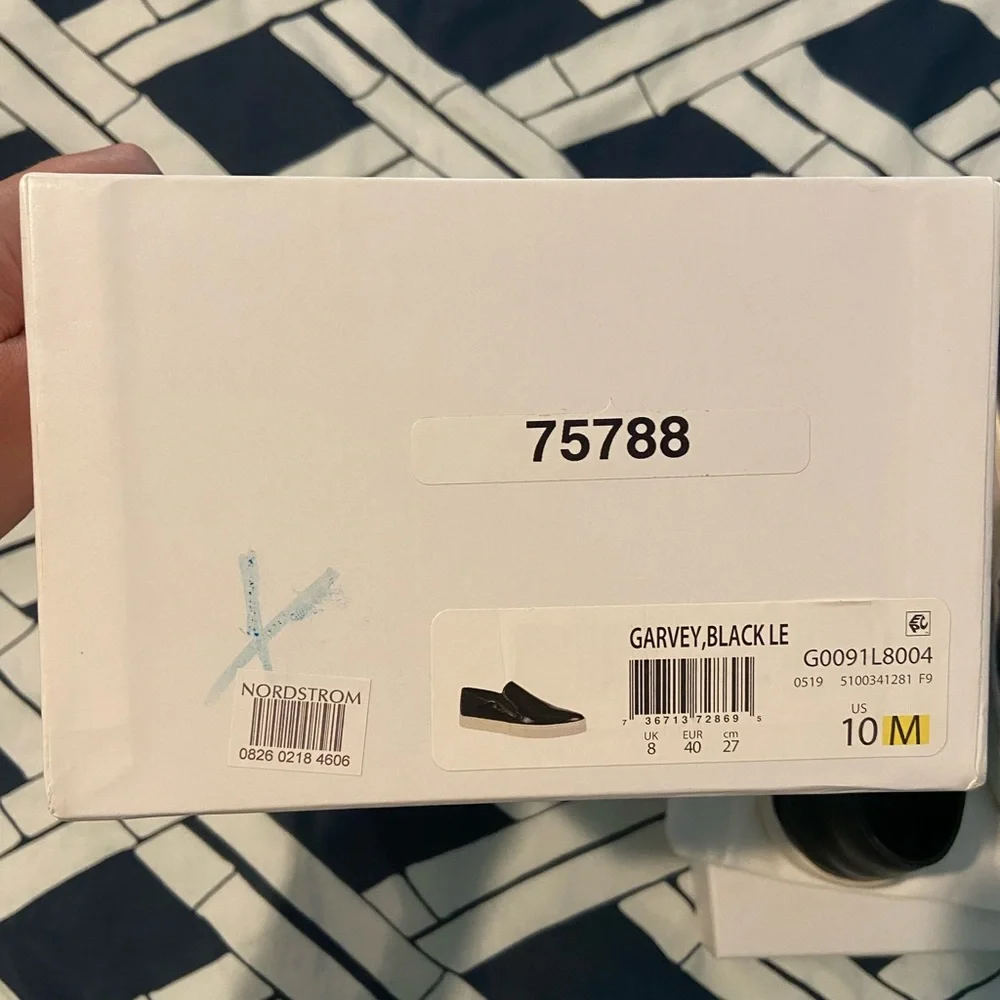 NEW Vince Garvey Slip On Black Leather FREE SHIPPING - Picture 8 of 9